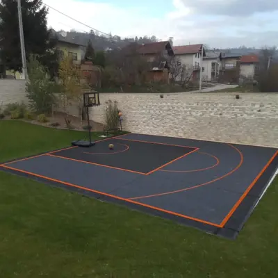 Bergo Flooring Basketball court 3X3 GG BK OR