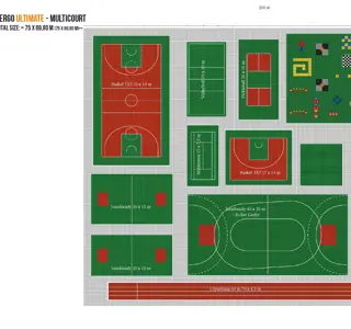 Bergo Flooring Multicourt 75X70m
