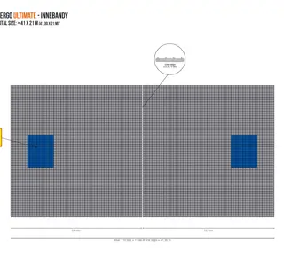 Bergo Flooring Design Drawing Floorball 41X21m With Linestrips Ultimate Silvergrey Lightblue (1)