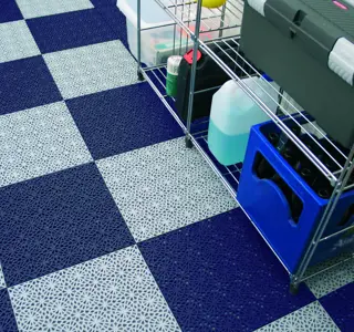 Bergo Flooring Storage room Bergo XL Stonegrey Graphite Grey