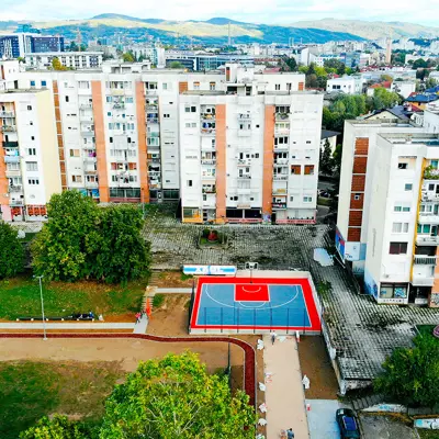 Bergo Flooring Basketball court 3x3 public court Banja Luka