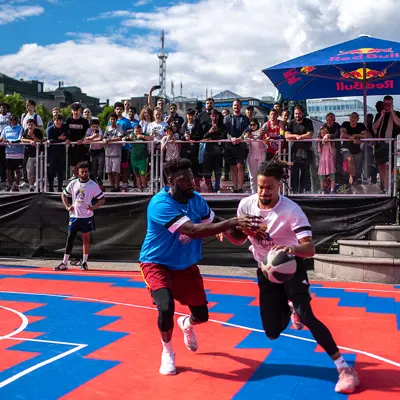 Bergo Basketball Court 3x3 Red Bull Half Court Finals Kungsträdgården Sweden. Foto: Elias Gammelgård