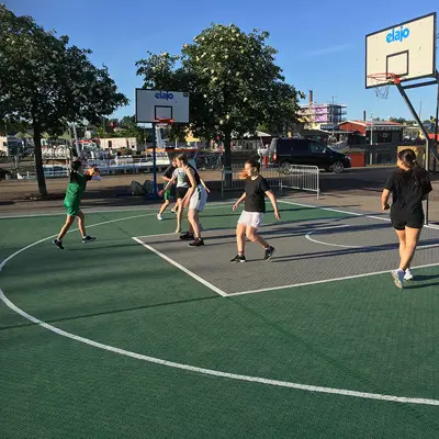 Bergo Basketball court 3x3 Oskarshamn Basketball club