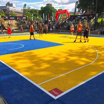 Bergo Basketball court 3x3 Swedish championships_Borås_Sweden
