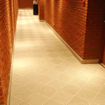 Bergo Flooring spa hallway Bergo Unique Sand