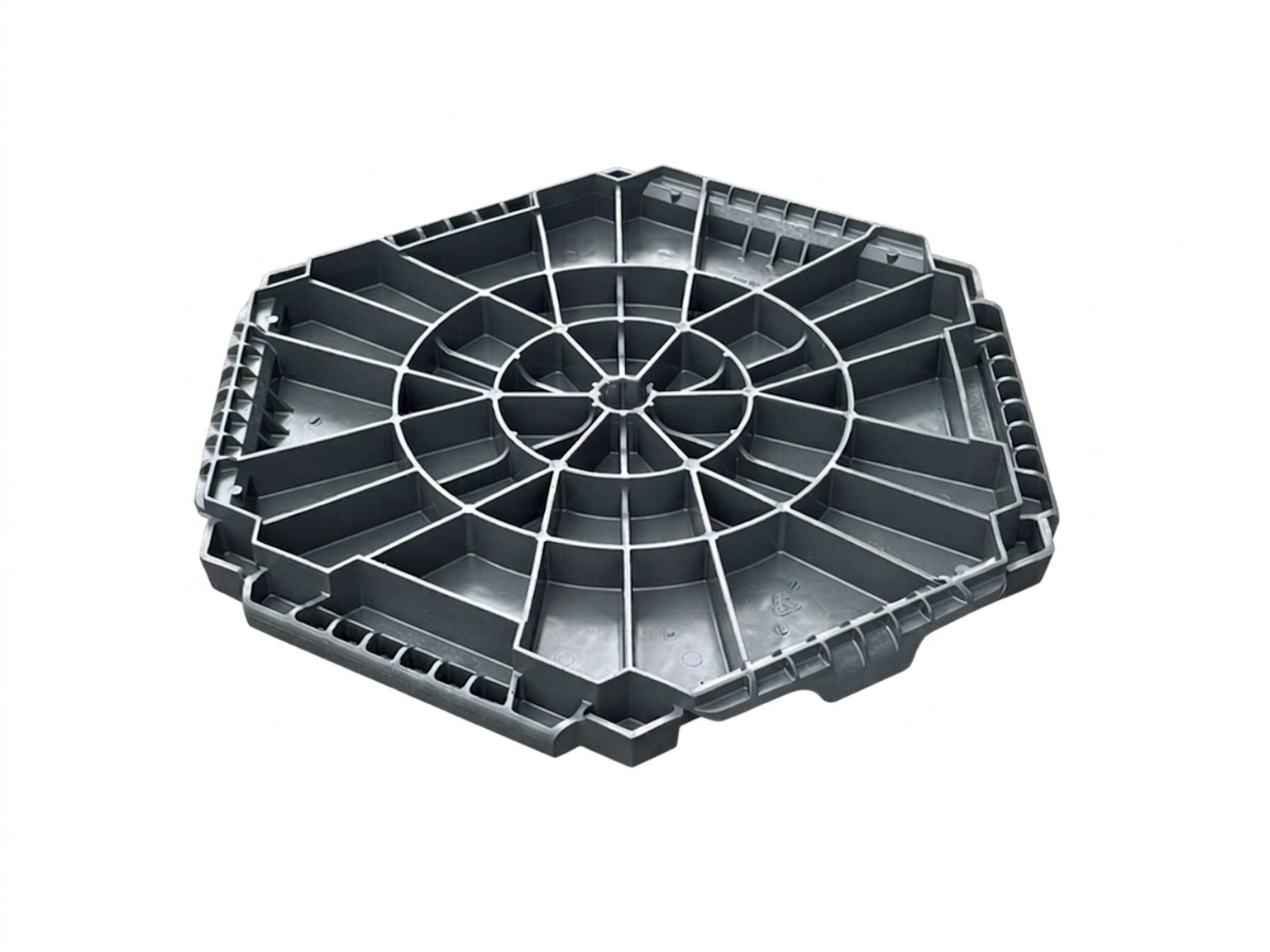Bergo Solid Grey Tile 900GY300 Front
