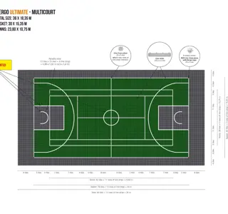 Bergo Flooring Multicourt 36X18m