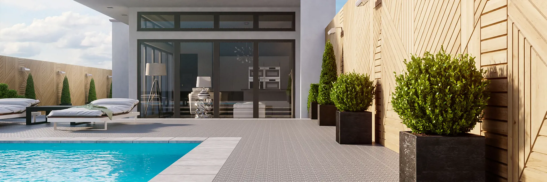 Bergo Flooring Pool Bergo XL Stonegrey