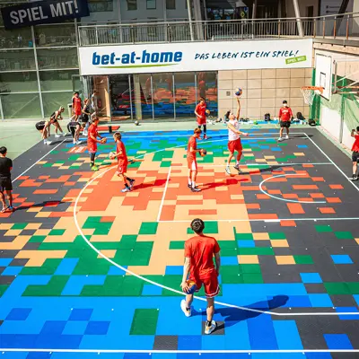 Bergo Basketball court 3X3 Basketball austria - tournament for upcoming FIBA 3x3 World cup 2022