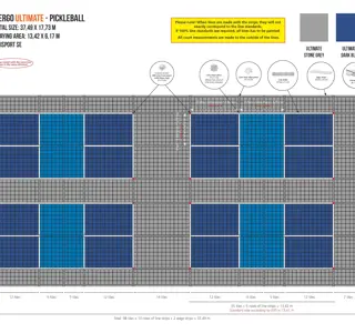 Bergo Ultimate Pickleball Four Courts 2022 02 28