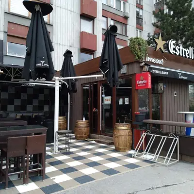 Bergo Flooring Outdoor cafe Bergo XL Graphitegrey Cedarwood True white