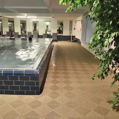 Bergo Flooring pool area Bergo Unique Cedarwood