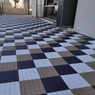 Bergo Flooring Terrace Bergo XL Cedarwood Truewhite Silkblack