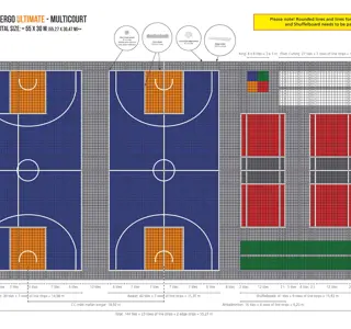 Bergo Flooring Multicourt 55X30m