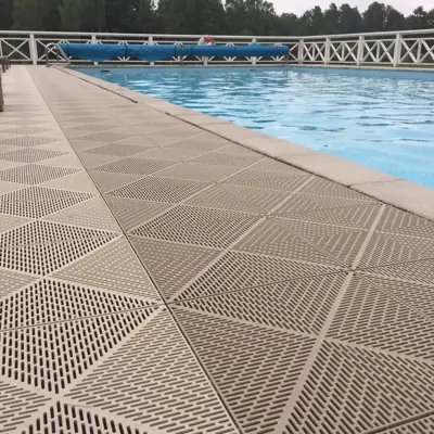 Bergo Flooring pool area Bergo Unique Sand Cedarwood